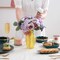 Artificial Flowers Combo – 40 PCS Mixed Faux Flowers for DIY Table Centerpieces, Wedding, Bridal & Baby Shower Bouquets, Party Decor, and Home Arrangements